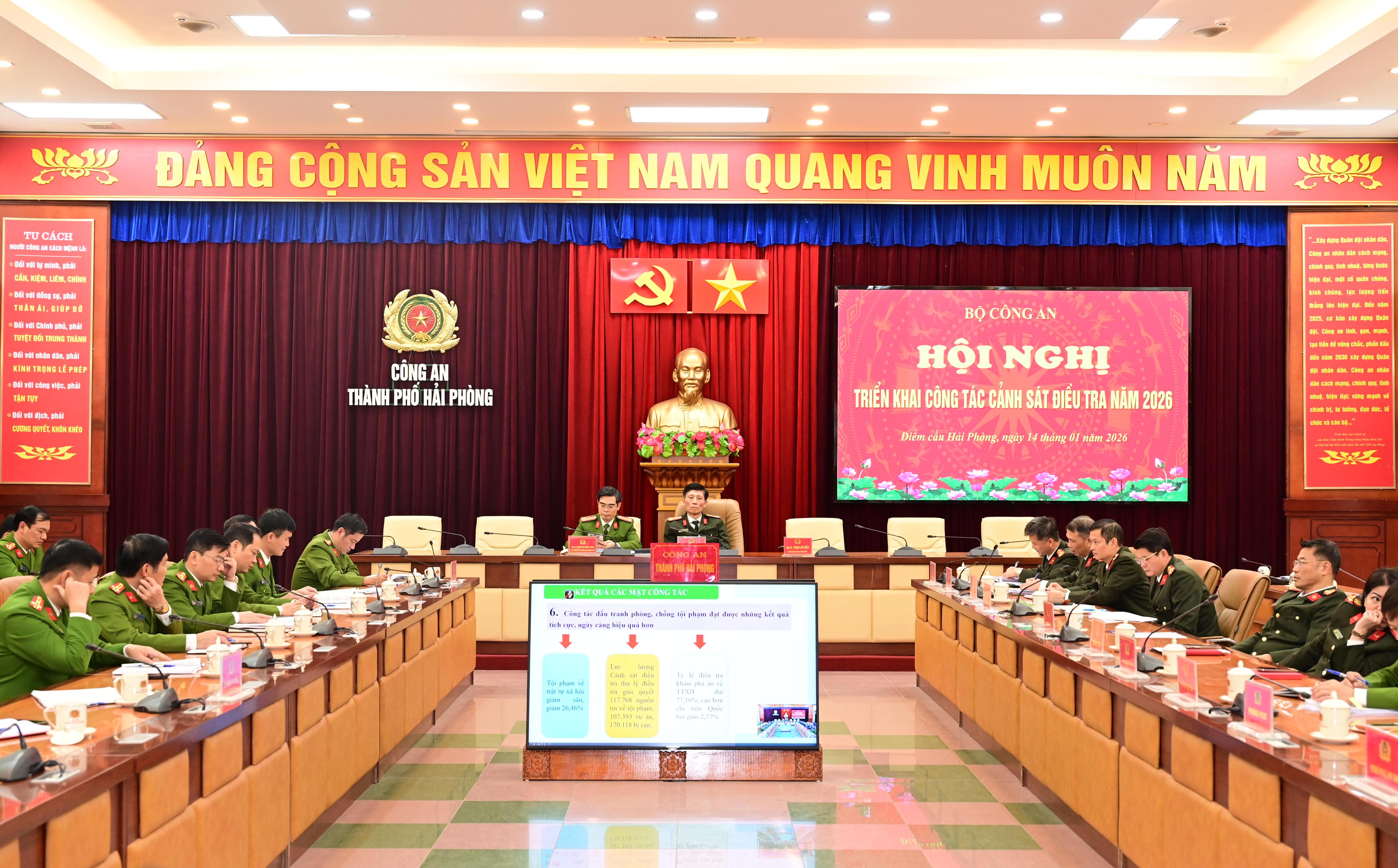 Trấn áp quyết liệt, kiên quyết không dung thứ các loại tội phạm gây ảnh hưởng trực tiếp đến cuộc sống bình yên, hạnh phúc của Nhân dân